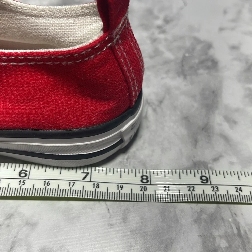 Kids Balahou Red Canvas Sneakers Casual School Shoes Size 29